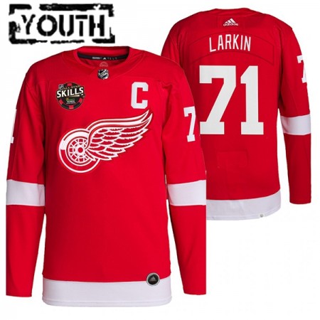 Kinder Eishockey Detroit Red Wings Trikot Dylan Larkin 71 2022 NHL All-Star Skills Authentic